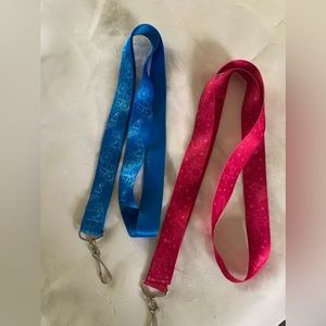 2 Disney lanyards